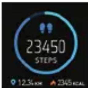 DCU Curved Glass - Step counter - 1