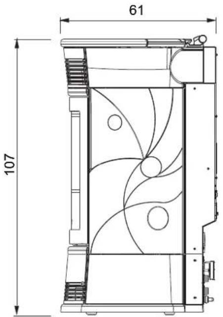 EDILKAMIN TRESOR - DIMENSIONS - 3