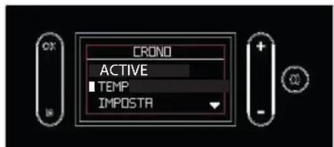 EDILKAMIN MILLA H 12 - Réglage des niveaux de température affichage « TEMP » sur l'écran (figures ci contre) - 3