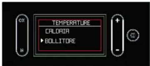 EDILKAMIN MILLA H 12 - Impostazione delle Temperature dell'acqua("TEMPERATURE" a display) - 5