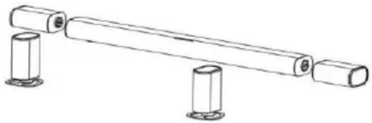Majority Everest - Altoparlante surround wireless - 1