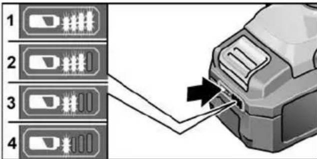 Flex PD 2G 18.0EC - Battery state of charge - 1