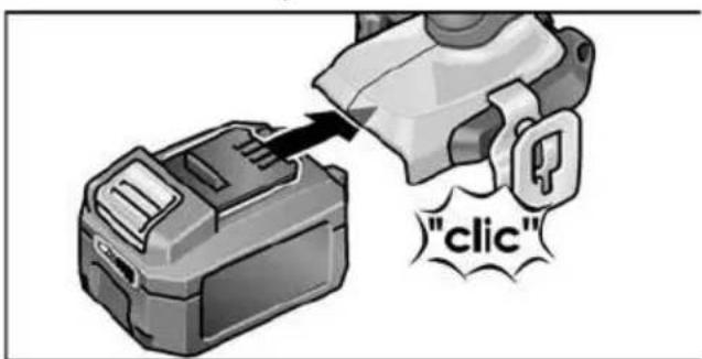 Flex PD 2G 18.0EC - Sette inn / skifte batteri - 1