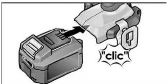 Flex PD 2G 18.0EC - Introducerea/schimbarea acumulatorului - 1