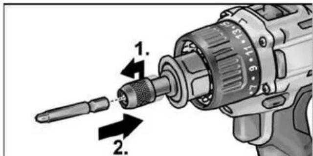 Flex PD 2G 18.0EC - Tyokalujen kiinnitys - 1