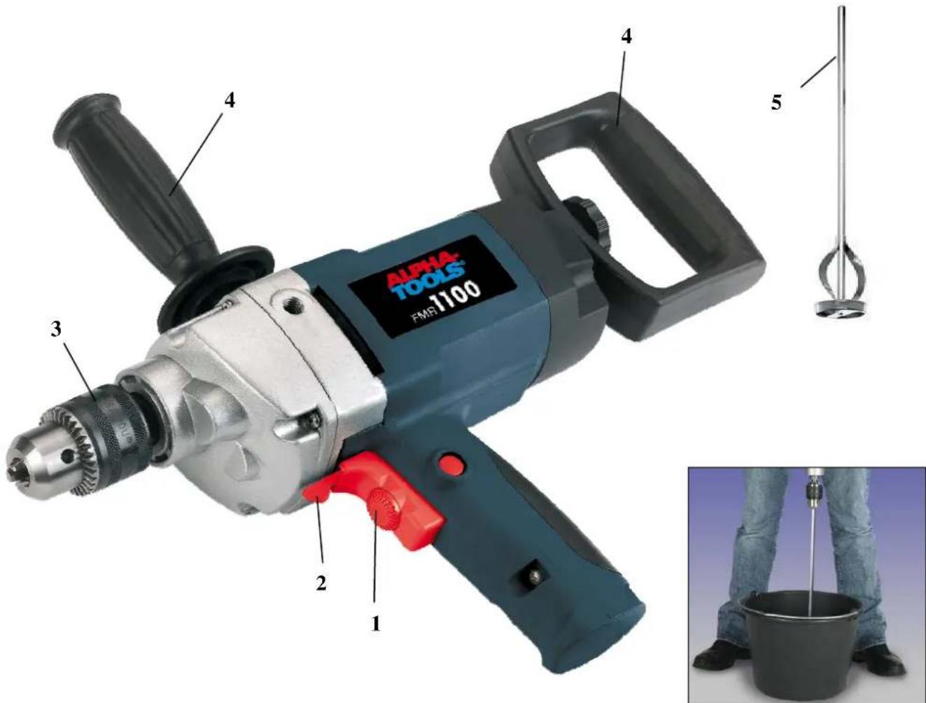 Alpha Tools FMR 1100 - Standard accessory: - 1