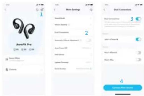 soundcore AeroFit Pro - 雙裝置連接 - 1