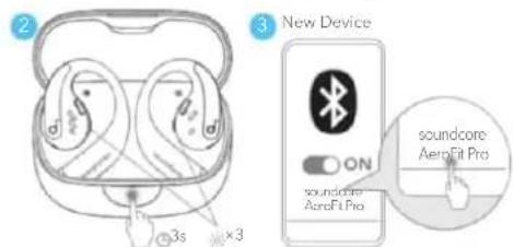 soundcore AeroFit Pro - Rucni párovani - 3