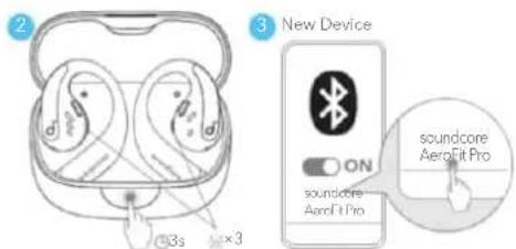 soundcore AeroFit Pro - 手動配對 - 3