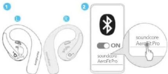 soundcore AeroFit Pro - Manuel parring - 1