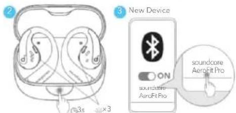 soundcore AeroFit Pro - Abbinamento manuale - 3