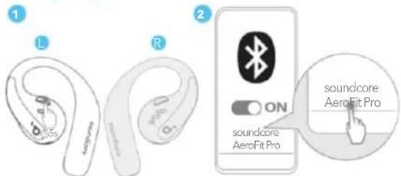 soundcore AeroFit Pro - Couplage manuel - 1