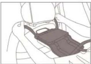 DUAL DVDP 906 - Montage sur l'appuie-tête - 3