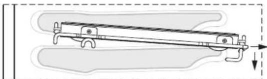 Fulgor Milano F7SP30W1 - To replace an extendable rack: - 2