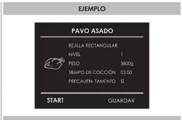 Fulgor Milano F7SP30W1 - Seleccionar una receta ya confi gurada: - 1