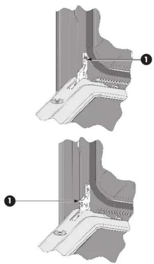 Fulgor Milano F7SP30W1 - Para quitar la puerta - 1