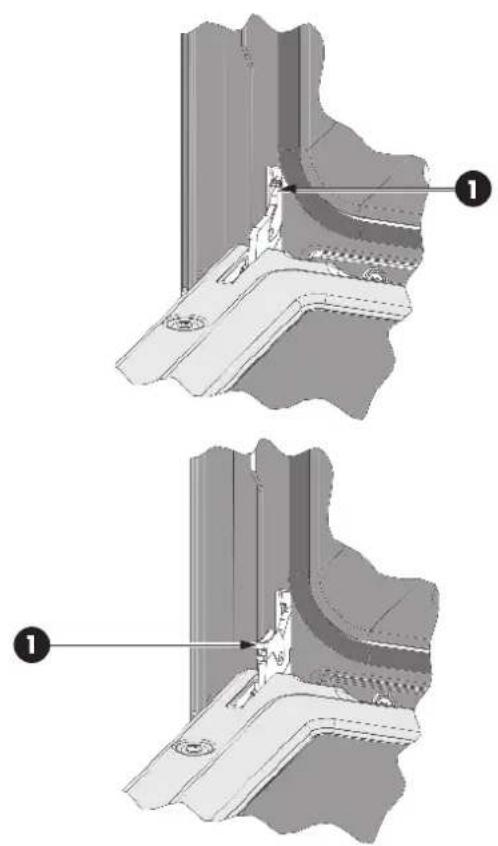 Fulgor Milano F7SP30W1 - Pour enlever la porte - 1