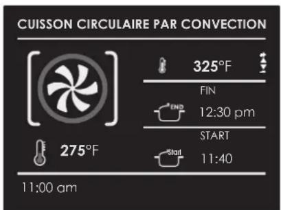 Fulgor Milano F7SP30W1 - Pour retarder le démarrage d'un mode temporisé - 1