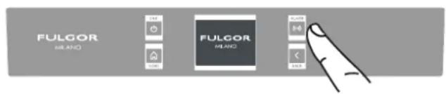 Fulgor Milano F7SFC24S1L - Signaux d'information d'anomalies à l'écran. - 1