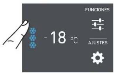 Fulgor Milano F7SFC24S1L - Comoaabrear la temperatura para differedes exigencias. - 2