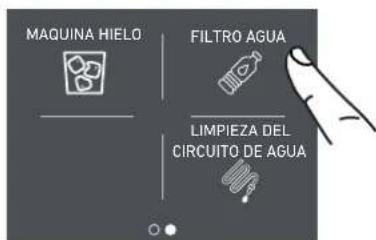 Fulgor Milano F7SFC24S1L - 5a) Desactivación del filtro del agua - 4