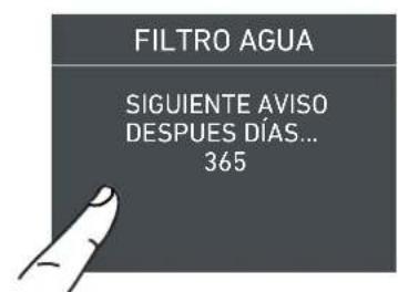Fulgor Milano F7SFC24S1L - 5a) Desactivación del filtro del agua - 9