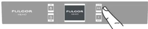 Fulgor Milano F7SFC24S1L - Information signals of warning messages on the display. - 1