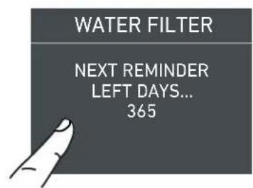 Fulgor Milano F7SFC24S1L - 5a) Water Filter Deactivation - 9