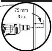 75 mm 3 in.