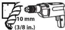 SANUS FMS01 - Solid concrete or concrete block - 3