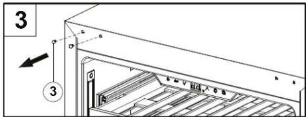 Zephyr Presrv PRW24F02CPG - Inversion de l'ouverture de la porte de votre appareil - 2