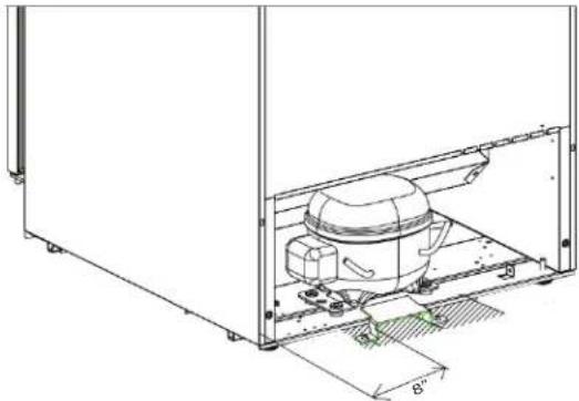 Zephyr Presrv PRW24F02CPG - Installing the Floor Anti-tip Bracket - 1