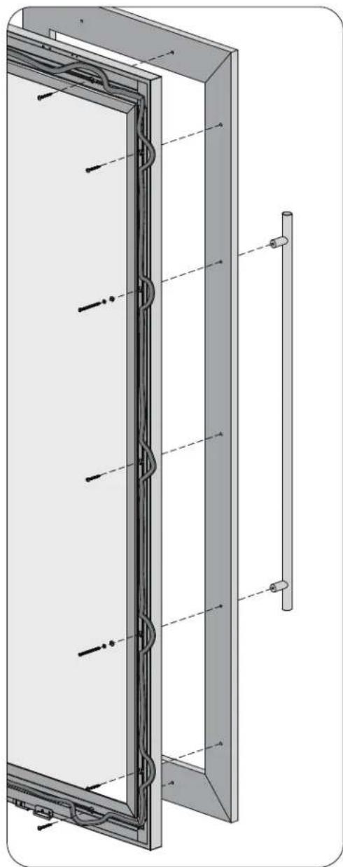 Zephyr Presrv PRW24F02CPG - Installing the Overlay Panel - 1