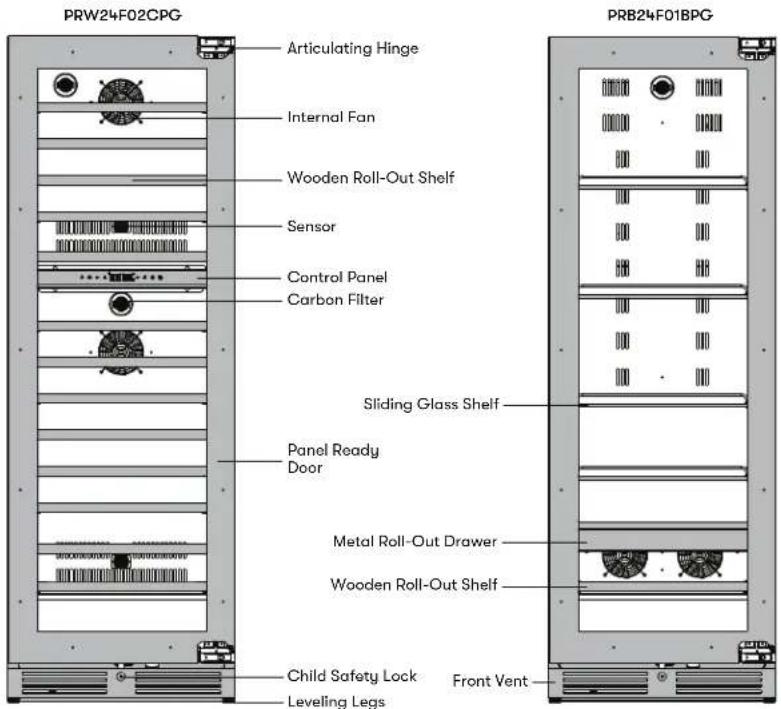 Zephyr Presrv PRW24F02CPG - Internal Storage - 3