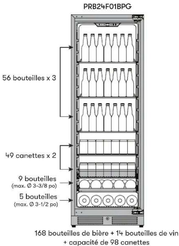 Zephyr Presrv PRW24F02CPG - Entreposage interne - 2