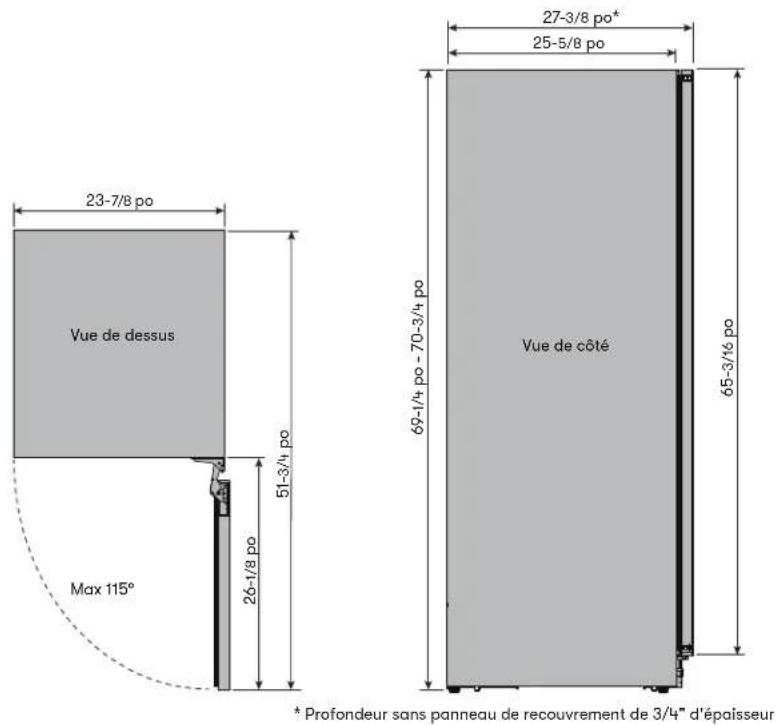 Zephyr Presrv PRW24F02CPG - Entreposage interne - 4