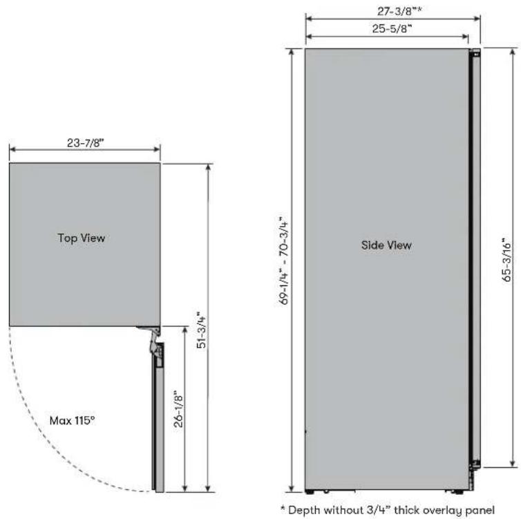 Zephyr Presrv PRW24F02CPG - Internal Storage - 4