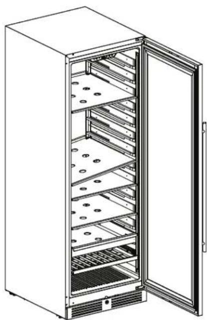 Zephyr Presrv PRW24F02CPG - Removing the Sliding Glass Shelves - 2