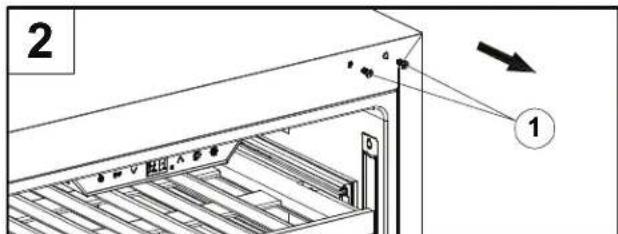 Zephyr Presrv PRW24F02CPG - Inversion de l'ouverture de la porte de votre appareil - 4