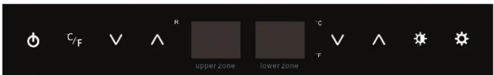 Zephyr Presrv PRW24F02CPG - Utilisation du tableau commande - 2
