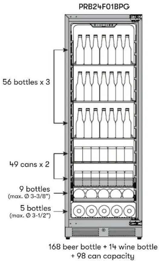 Zephyr Presrv PRW24F02CPG - Internal Storage - 2