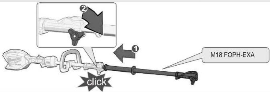MILWAUKEE M18 FOPHCSA - Schnellabwurf - 47
