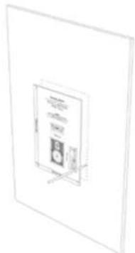 Sonus Faber Palladio PC562 - - MARQUER LA ZONE DE COUPE SUR LE MUR PAR LE GABARIT FOURNI. - 2