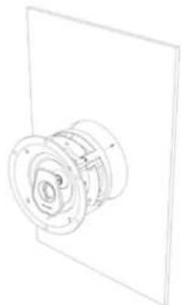 Sonus Faber Palladio PC562 - DEN LAUTSPRECHER IN DIE GESCHAFFENE ÖFFNUNG EINFUHREN - 2