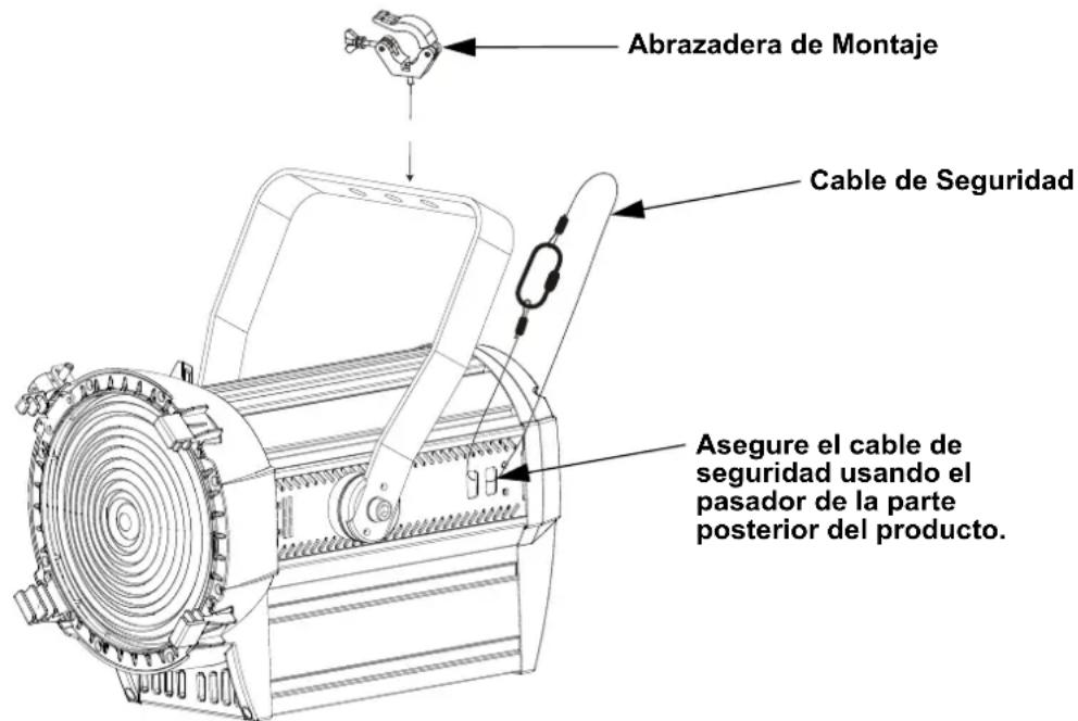 Chauvet Ovation FD205WW - Diagrama de Montaje del Producto - 1