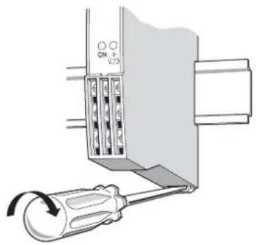 Camille Bauer Sineax B811 - Releasing the power pack - 1