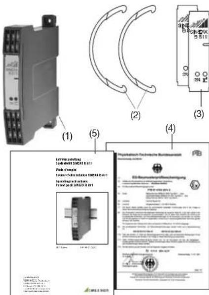 Camille Bauer Sineax B811 - Etendue de la livre (Fig. 1) - 1