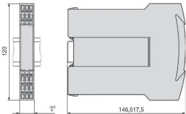 Camille Bauer Sineax B811 - Mass-Skizzen - 1