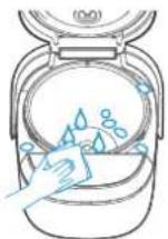 MIDEA MBHS5066W1 - Cleaning the cooker body - 2