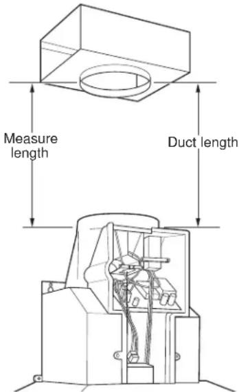 GE UVW7361SWSS - STEP 5: SIZE AND CUT DUCT PIECE - 1